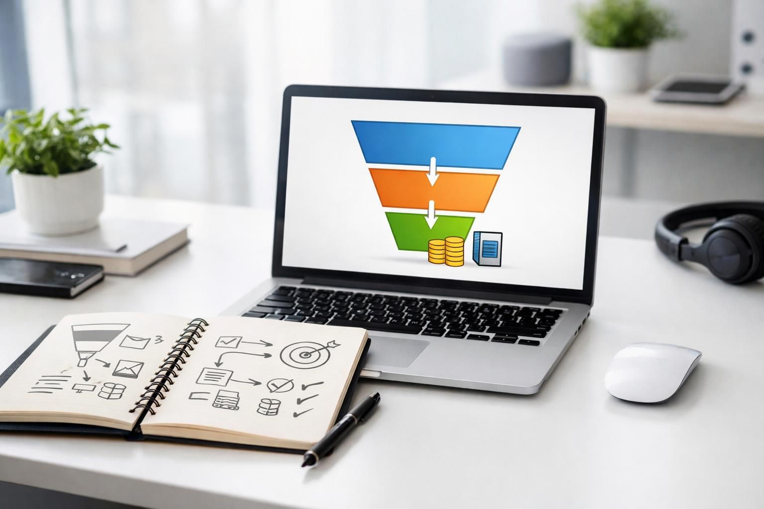 découvrez comment la simplification des funnels marketing révolutionne la vente de produits digitaux en facilitant le parcours client et en augmentant les conversions.