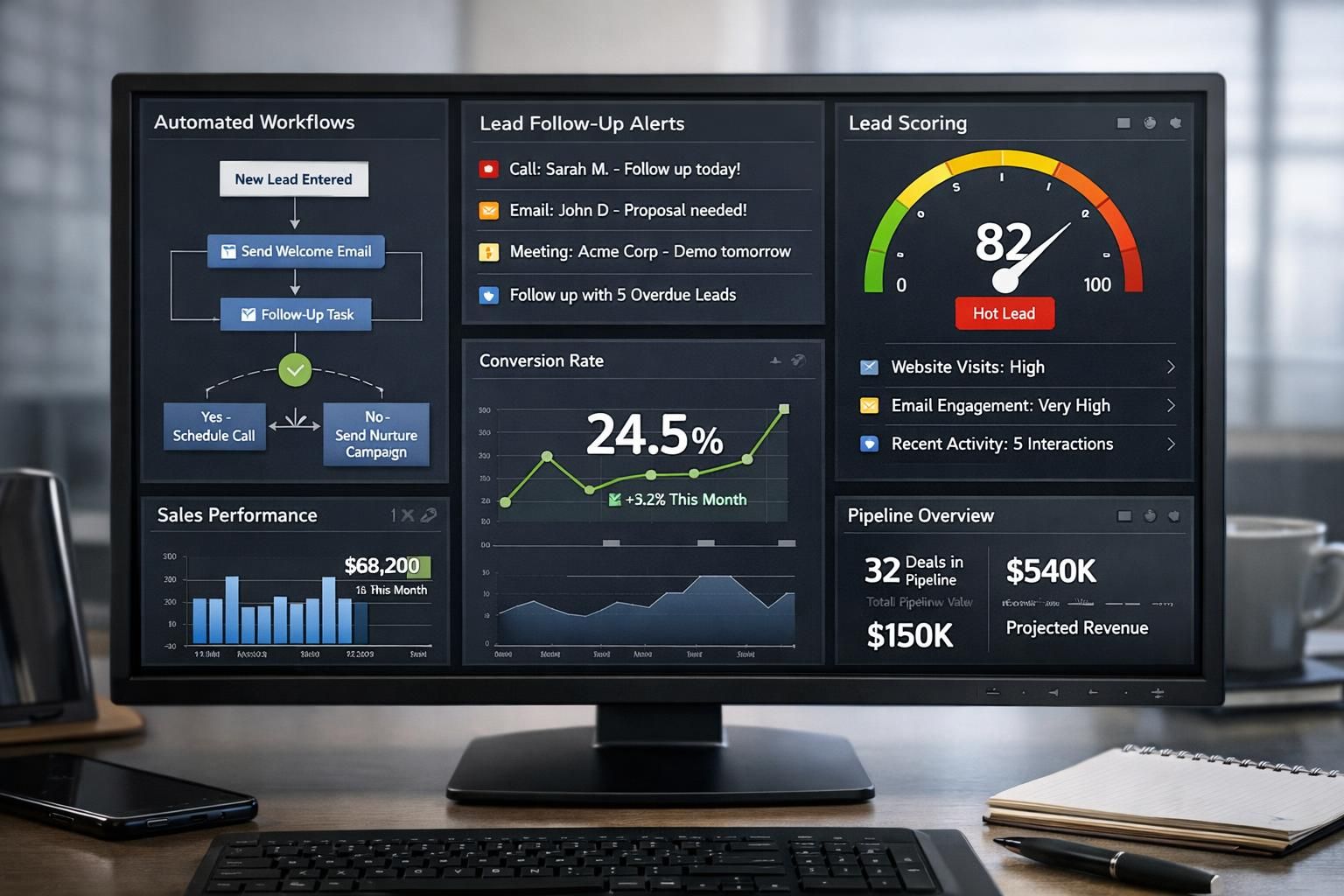 découvrez comment les workflows automatisés révolutionnent la gestion des prospects en optimisant le suivi et en améliorant l'efficacité commerciale.